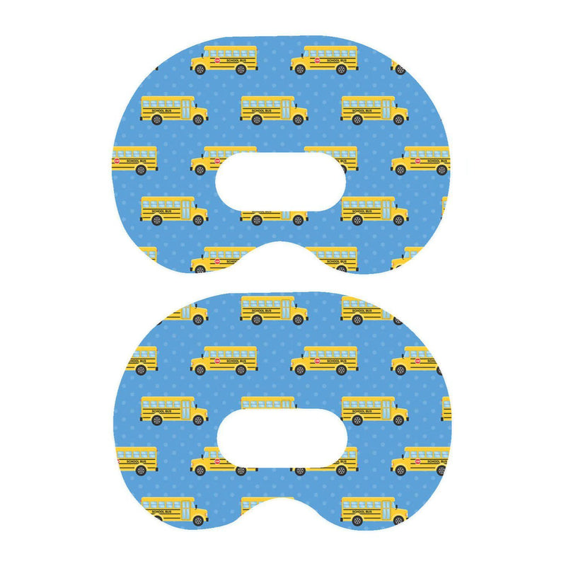 Peelz School Bus Medtronic Guardian Connect Patch Tape - Pump Peelz Patch Medical Tape White Smoke 1-Pack Medtronic CGM Tape