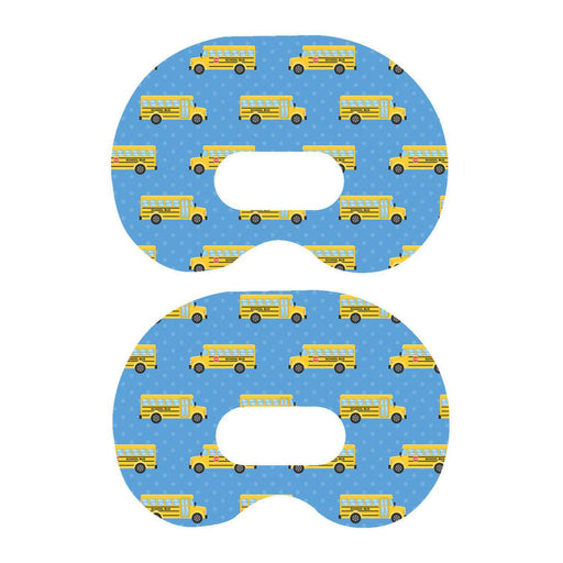 Peelz School Bus Medtronic Guardian Connect Patch Tape - Pump Peelz Patch Medical Tape White Smoke 1-Pack Medtronic CGM Tape
