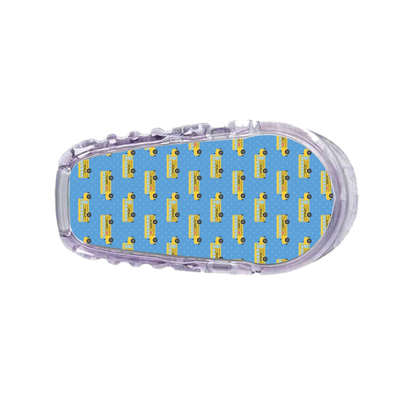 Peelz School Bus Sticker Designed for the DEXCOM Transmitter Peelz/Stickers White Smoke G6