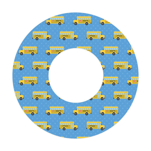 Peelz School Bus for Patch  Freestyle Libre and Universal Infusion Set Tape Patch Medical Tape White Smoke 1-Pack Libre/Universal