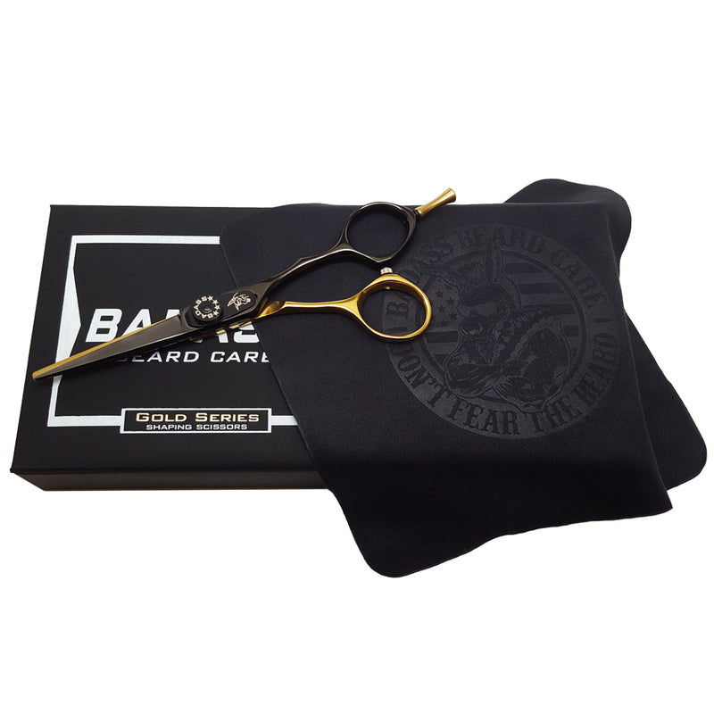 Badass Beard Care Gold Series Shaping Scissor SCISSORS Dark Slate Gray