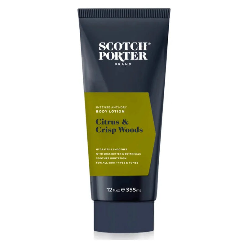 Scotch Porter Scotch Porter Citrus & Crisp Woods Body Lotion 12 oz Body Lotion White Smoke