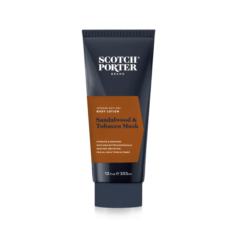 Scotch Porter Scotch Porter Sandalwood & Tobacco Musk Body Lotion 12oz Body Lotion Dark Slate Gray