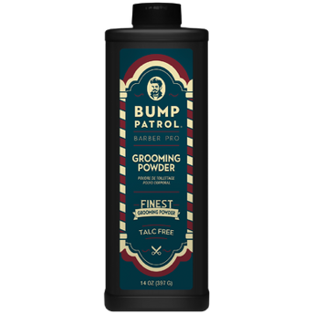 Bump Patrol Bump Patrol Barber Pro Grooming Powder Talc Free 14oz Grooming Powder Dark Slate Gray