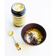 Sun Potion Mason Pine Pollen (Wildcrafted) Adaptogen Dark Slate Gray 33g Jar