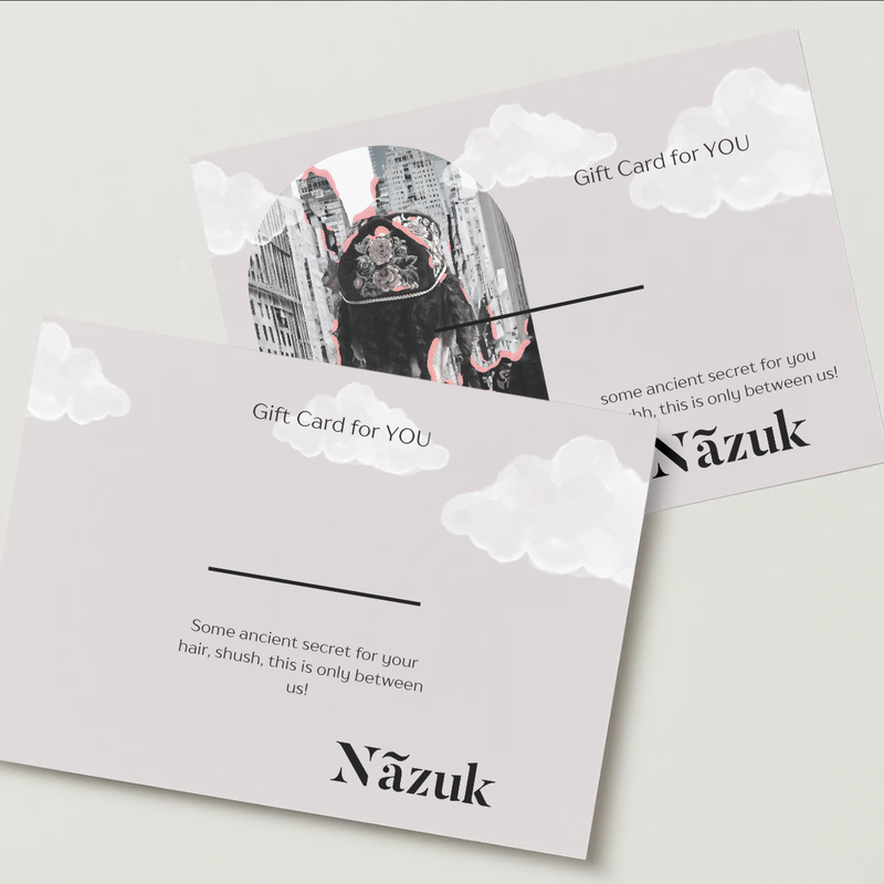 Nãzuk Beauty Nãzuk Beauty Gift Card Light Gray $10.00,$25.00,$50.00,$100.00