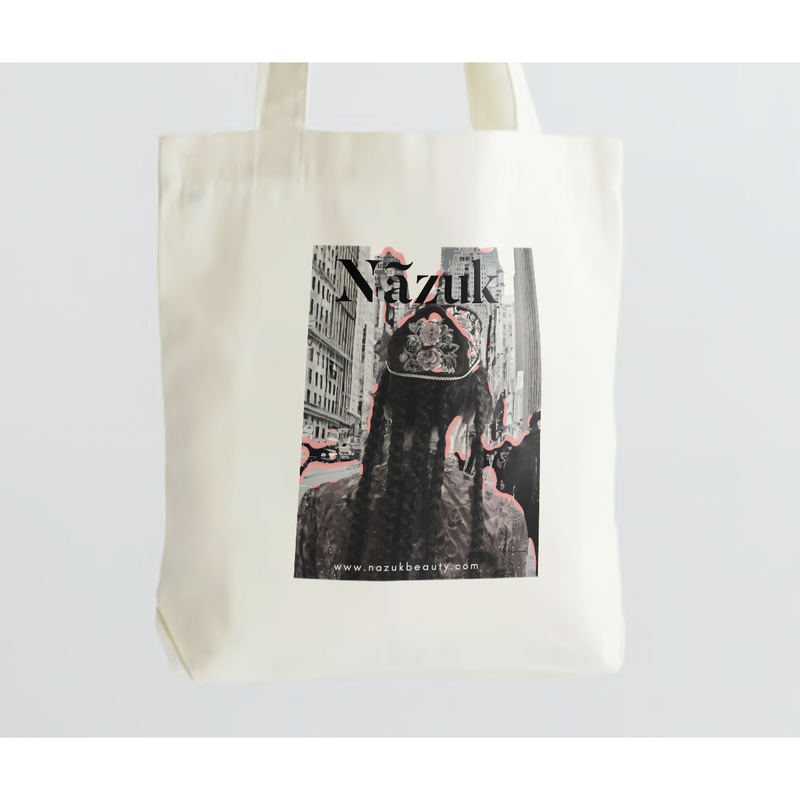 Nãzuk Beauty Nazuk Beauty Cultural Fusion Tote Bag tote bag Lavender