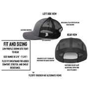 Artius Man Artius Man Flexfit Trucker Snapback - Black Dark Slate Gray