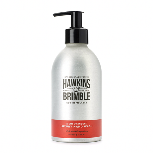 Hawkins & Brimble COM Luxury Hand Wash Eco-Refillable 10.1 fl oz Light Gray
