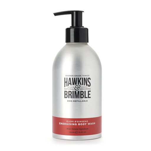 Hawkins & Brimble COM Eco-Refillable Energising Body Wash 10.1 fl oz Light Gray