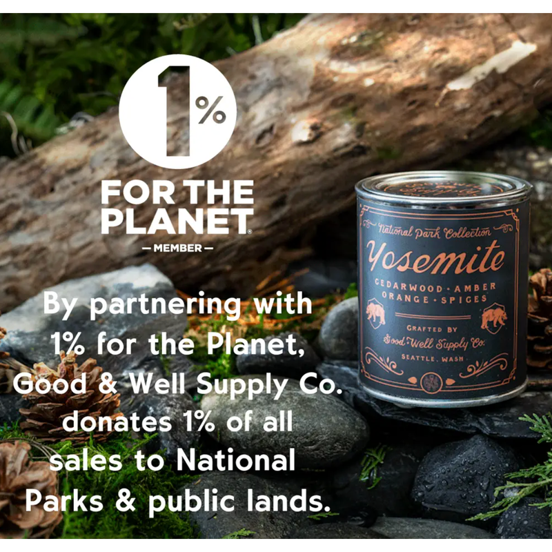 Good & Well Supply Co Grand Teton National Park Candle Candles Black Half Pint / 8oz / Cotton Wick,Pint / 14oz / Cotton Wick