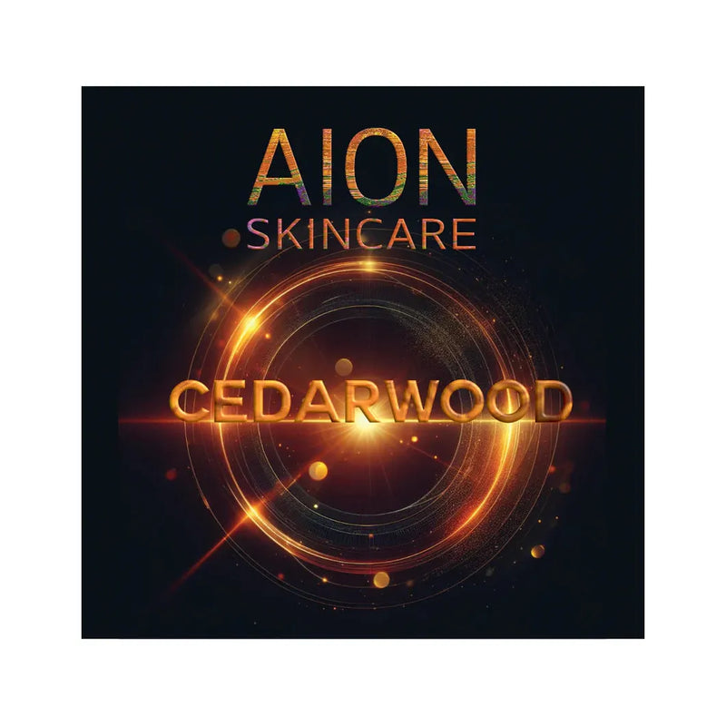 Aion Skincare Aion Skincare Cedarwood Shaving Collection Shaving Set Black Aftershave 3.4oz