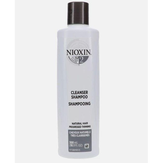 Nioxin Nioxin Diameter 2 Cleanser Shampoo Natural Hair Progressed Thinning 10.1 fl  oz Shampoo Light Gray