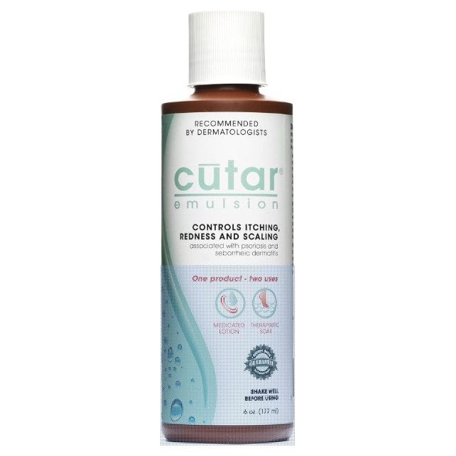Cutar Cutar Emulsion Coal Tar Solution 6 oz SkinCare White Smoke