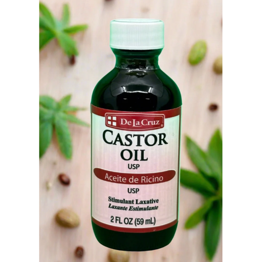 De La Cruz De La Cruz Castor Oil, Pure For Hair & Skin - 2 Fl Oz Health & Beauty Light Gray