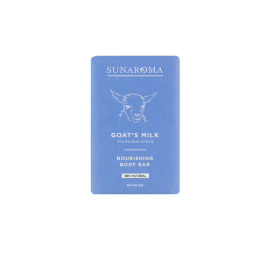 Sunaroma Sunaroma Goats Milk W/ Shea Butter & Manuka Honey Soap (8 Ounce) Bath & Body Cornflower Blue
