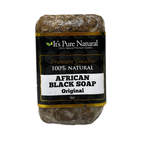 It's Pure Natural It's Pure Natural African Black Soap Bars Original, 5 Oz Bar Soap Black