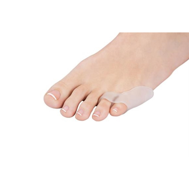 Pedifix Pedifix Visco-Gel Little Toe Buddy Bunion Guard - One Size Fits Most - 1 Piece Bunion Guard White Smoke