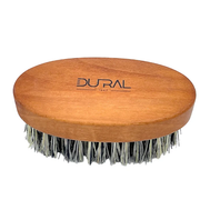 Dural Dural Beard Brush Grey Tampico Fibre Pear Wood Beard Brush White Smoke