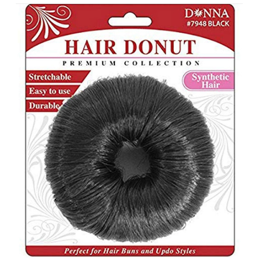 Donna Donna Collection Hair Donut Synthetic Hair Donut White Smoke