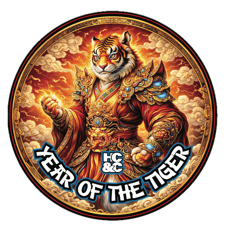 Hendrix Classics & Co HC&C Year of The Tiger Shaving Collection Shaving Kit White Smoke Shaving Soap 4 oz