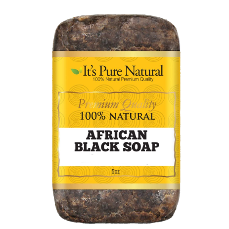 Pasteur Pharmacy It’s Pure Natural African Black Soap Bars with Lemongrass 5oz White Smoke