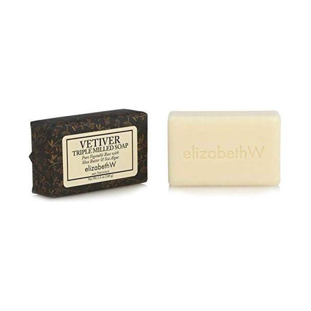 Elizabeth W Elizabeth W Vetiver Triple Milled Bath Bar Soap 3.5oz Bath Bar Soap Dark Slate Gray