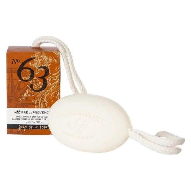 Pre De Provence Pre De Provence Soap On A Rope No 63 Shea Butter 1 Large Bar 7 Oz Bar Soap Antique White