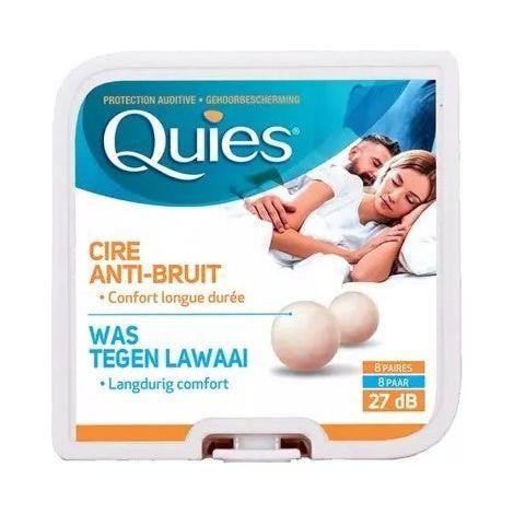 Quies Quies Anti Noise Wax Earplugs 27 db  - 8 pairs Earplugs Dark Cyan