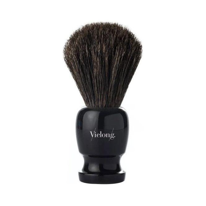 Vielong Vielong Comte Black Horse Hair 24mm Shaving Brush Shaving Brush White Smoke