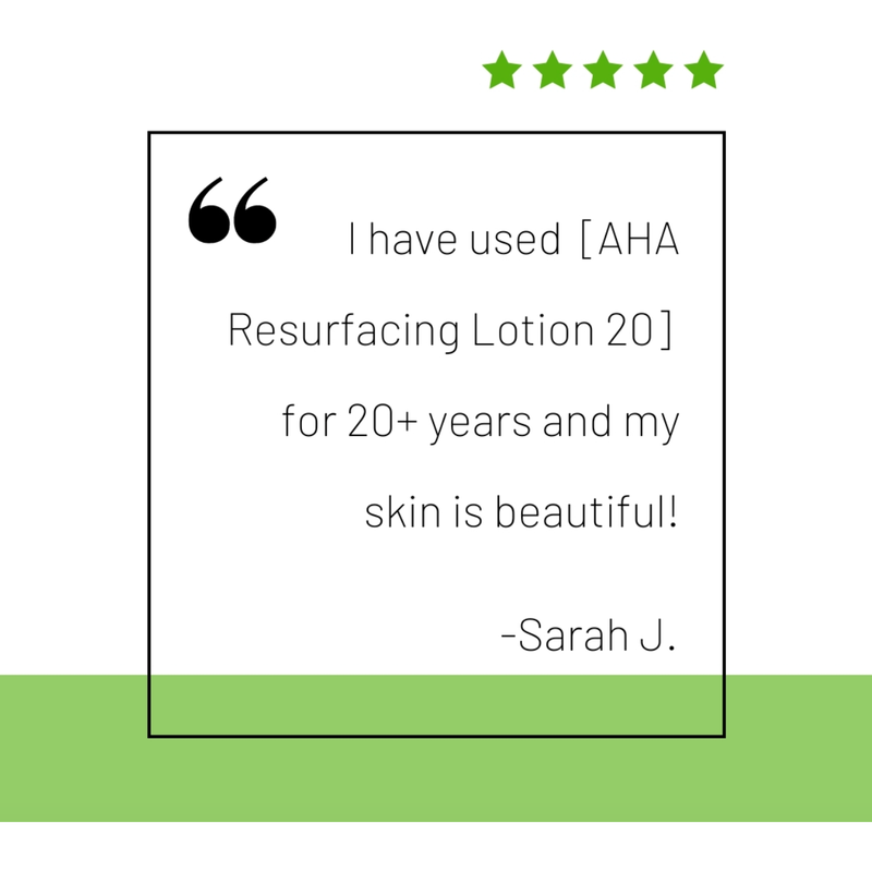 DCL Skincare AHA Resurfacing Lotion 20 Bottle White Smoke