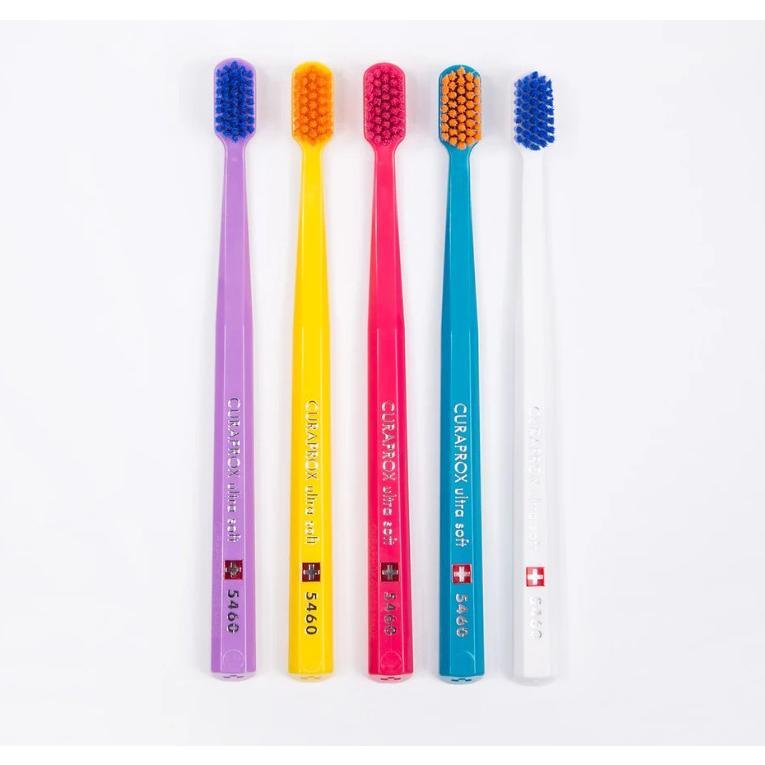 Curaprox Curaprox 5460 Ultra Soft Toothbrush (Assorted Colors) Oral Care White Smoke