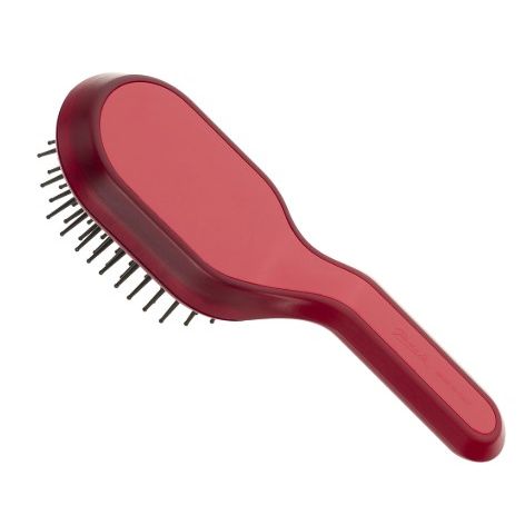 Janeke Janeke Curvy Bag Vented Brush Dark Berry Magenta SP507 MAG Hair Brush White Smoke