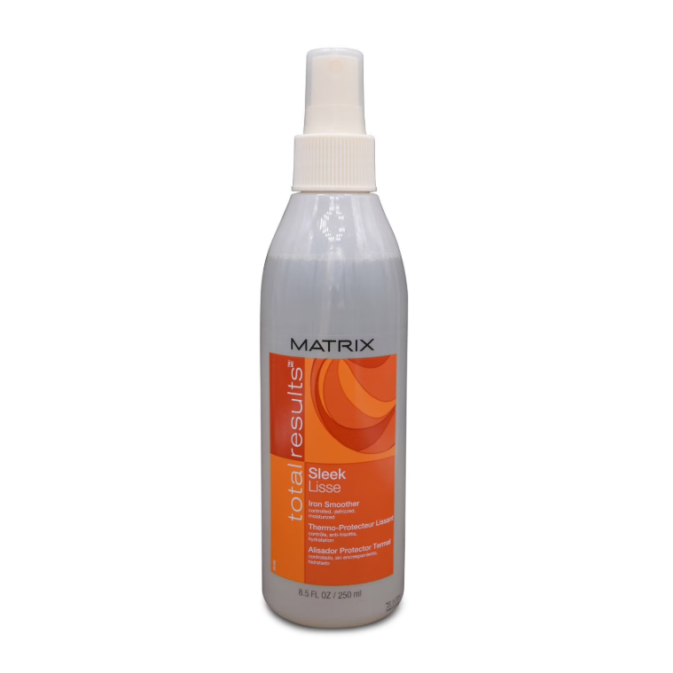 Matrix Matrix Total Results Sleek Iron Smoother 8.5 oz Hair Smoother White Smoke