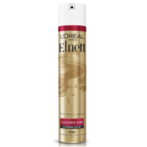 0 Loreal Paris Elnett Volume Flat Hair Strong Hold Hair Spray 400ml Breath Spray White Smoke