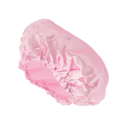 LA Indulgence LA Indulgence Waterproof Shower Cap Pink Bath & Body White Smoke