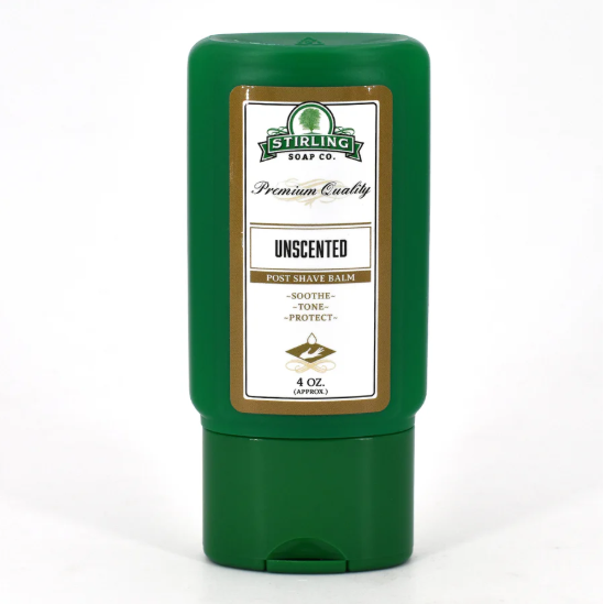 Stirling Soap Co Stirling Soap Co. Unscented Post Shave Balm 4 Oz Post Shave Balm White Smoke
