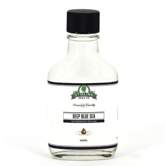 Stirling Soap Co Stirling Soap Co. Deep Blue Sea Shaving Collection Shaving Set White Smoke Aftershave Splash 100ML