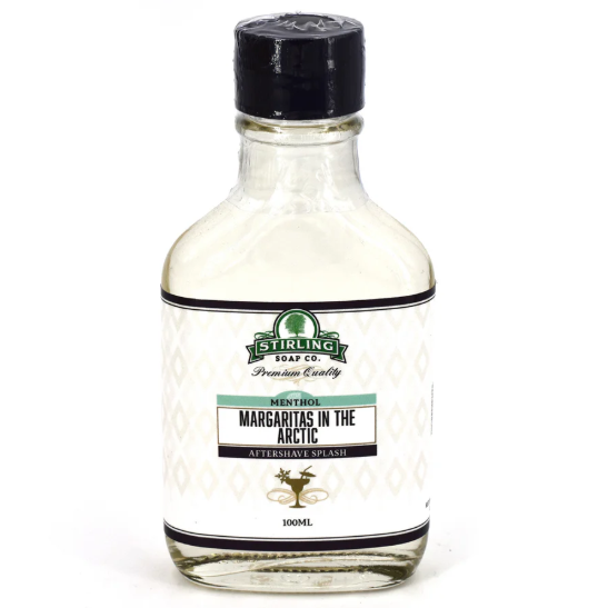 Stirling Soap Co Stirling Soap Co. Margaritas in the Arctic Shaving Collection Shaving Set White Smoke Aftershave Splash 100ML