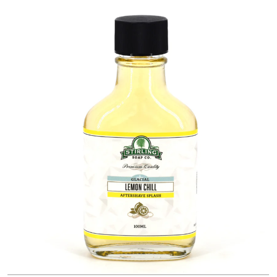 Stirling Soap Co Stirling Soap Co. Glacial - Lemon Chill Shaving Collection Shaving Set White Smoke Aftershave Splash 100ML