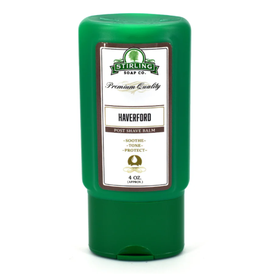 Stirling Soap Co Stirling Soap Co. Haverford Shaving Collection Shaving Set White Smoke Post Shave Balm 4oz