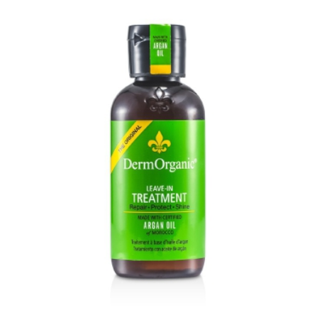 DermOrganic Official Shop DermOrganic Leave-In Treatment with Organic Argan Oil 4 oz Hair Treatment White Smoke