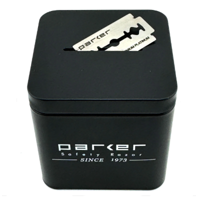 Parker Parker All Metal Razor Blade Disposal Bank Razor Blade Disposal Bank Dark Slate Gray
