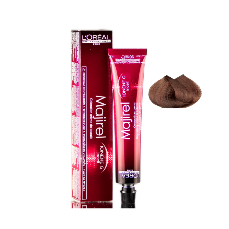 0 Loreal Professionnel Paris Majirel 6.45/6CRv Dark Copper Mahogany Blonde Permanent Hair Color Ionene G Incell 1.7 Ounce 50 Milliliters Hair Color White Smoke