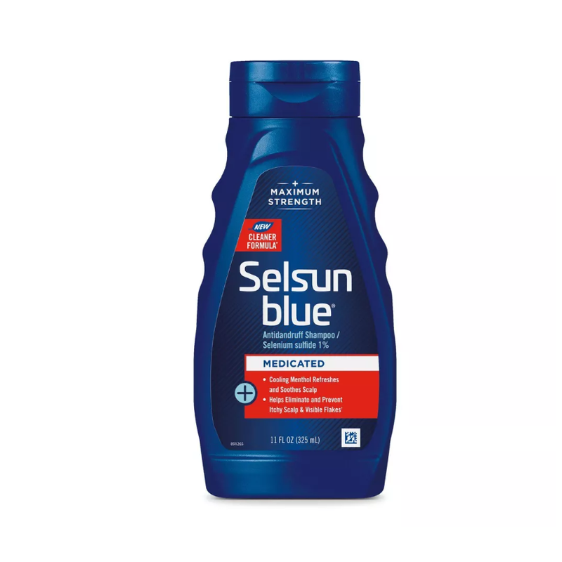 Selsun Blue Selsun Blue Antidandruff Shampoo, Maximum Strength, Medicated 11 Fl Oz Shampoo White Smoke