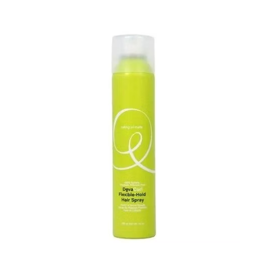 Devacurl DevaCurl Flexible-Hold Hair Spray by Deva Concepts for Unisex - 10 oz Hair Spray Green Yellow