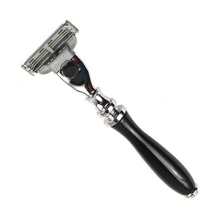 Parker Parker 111B-M3 Black Resin Handle Safety Razor Safety Razor White Smoke