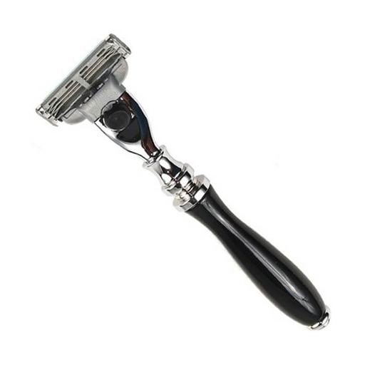 Parker Parker 111B-M3 Black Resin Handle Safety Razor Safety Razor White Smoke