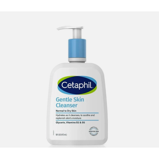 Cetaphil Cetaphil Gentle Skin Cleanser, Hydrating Normal to Dry Skin - 16.0 Fl Oz Facial Cleansers White Smoke