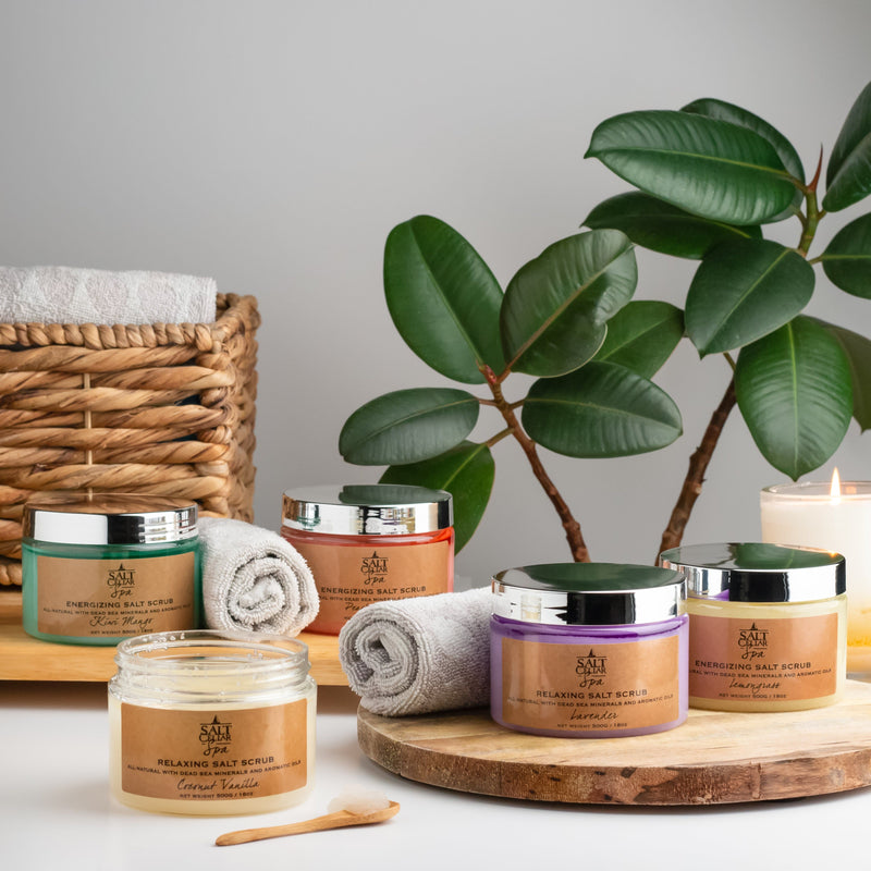 The Salt Cellar Kiwi Mango Salt Scrub Salt Scrub Gray